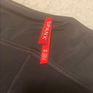 Spanx Faux Leather Leggings - Black - Small